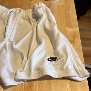 Nike White Athletic Shorts